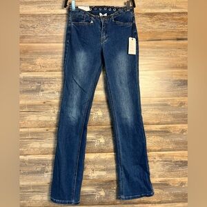 Forever 21 Low Rise Bootcut Grommet Jeans NWT